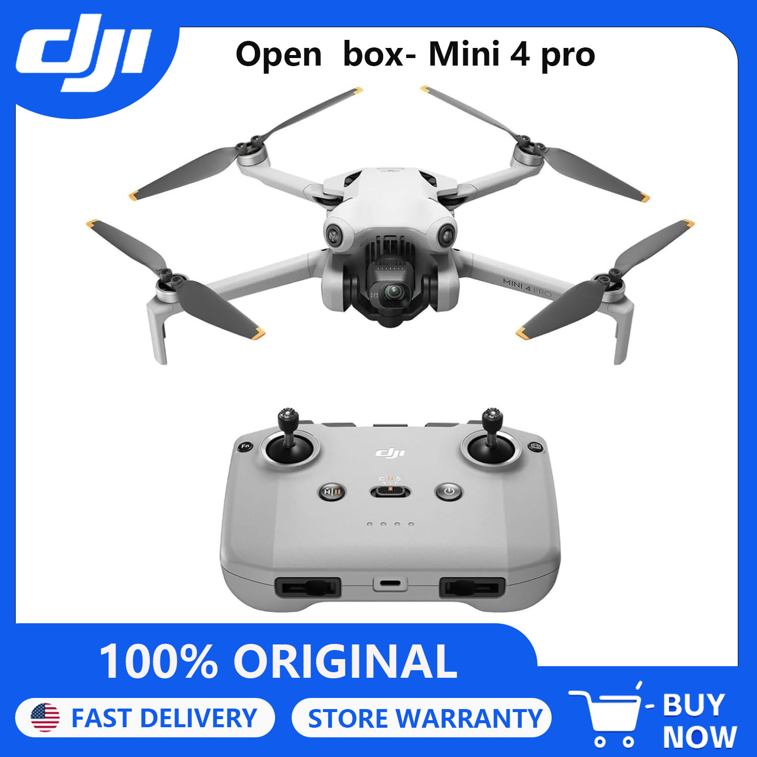 Dji Drone Mini 4 Pro - Açılmış Kutu-DJI Drone'lar Mini 4 Pro