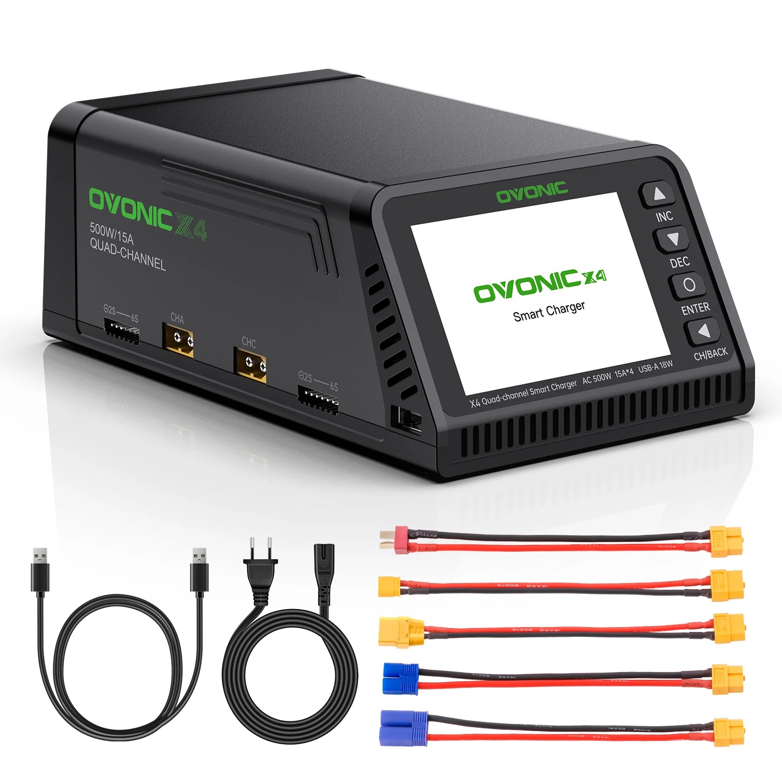 Ovonic X4 AC500W 4 Kanallı Akı - Drone Battery Strap incelemesi ve fiyatı